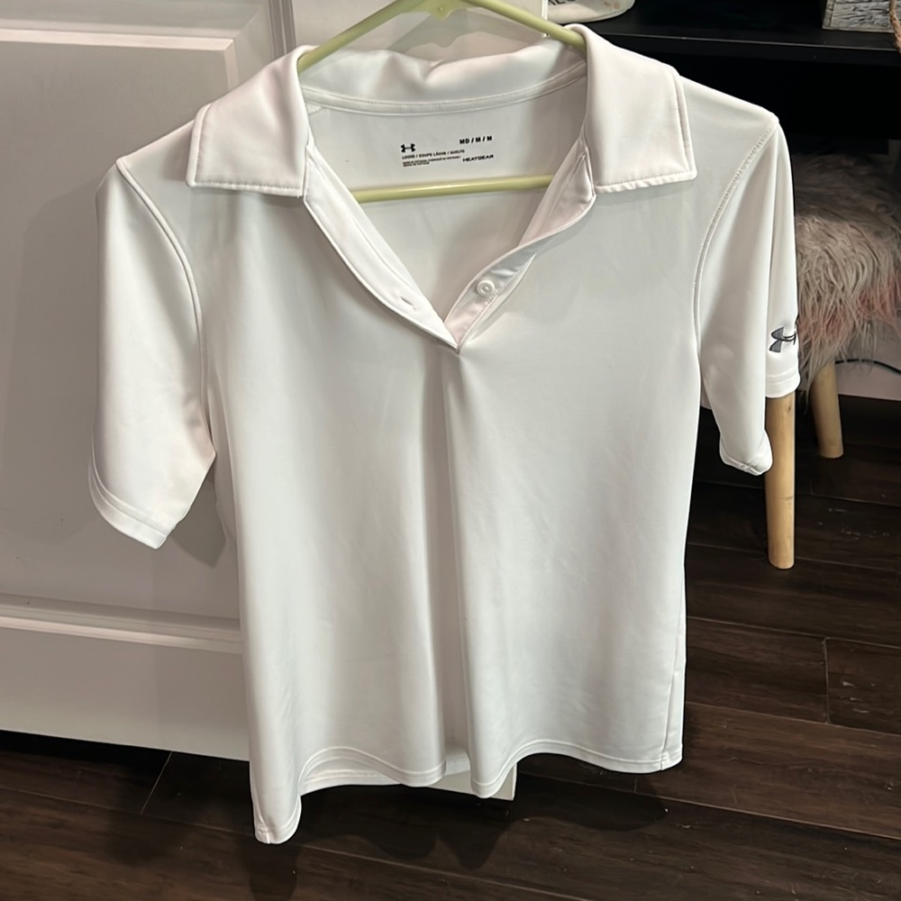 Under Armour golf shirt, loose fit